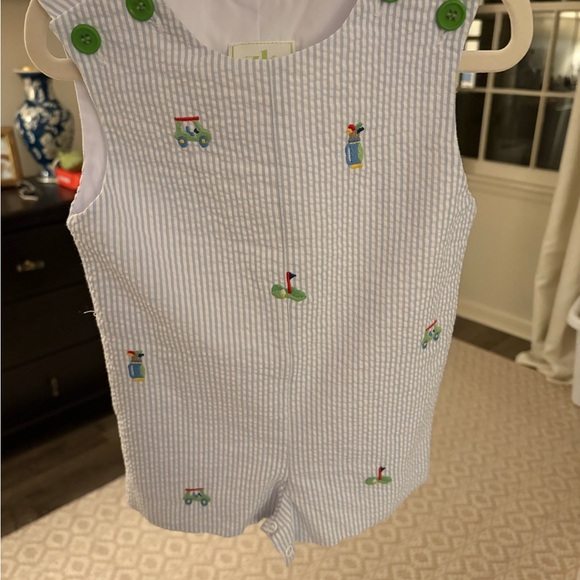 NWOT Striped Blue and White Kids JON JON - Picture 1 of 3